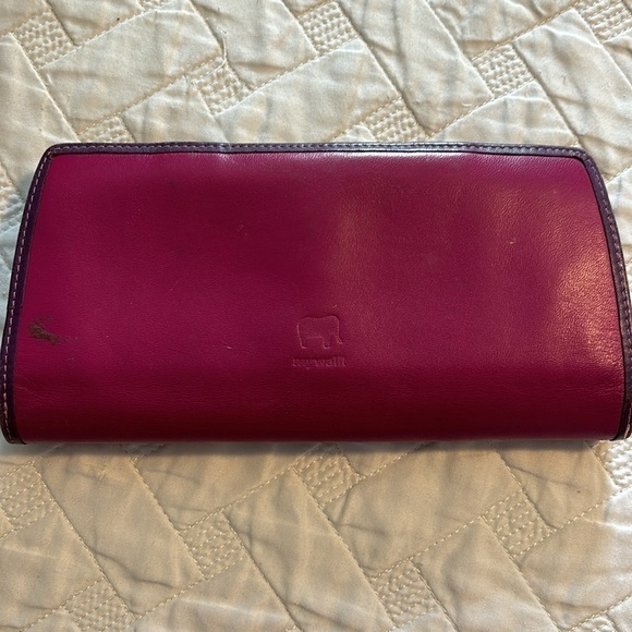 Purple Leather MyWalit Bifold - Picture 3 of 6